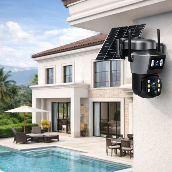 CAMARA CON PANEL SOLAR DOBLE LENTE Y DOBLE VIA D05-WIFI - Imagen 3