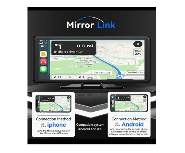 Pantalla 10.26 Táctil Carplay Cámara Trasera Alta Definició 991-1 - Imagen 3