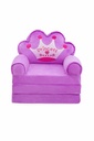Sofa Cama Plegable Para Niñas princesa MORADO 353-3 - Imagen 2