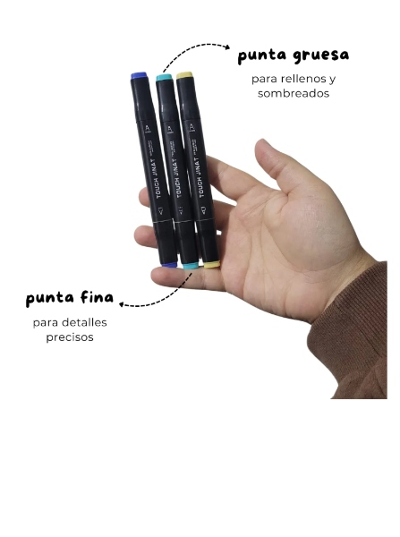 Kit X 262 Piezas Marcadores Artísticos A Base De Alcohol - Imagen 5