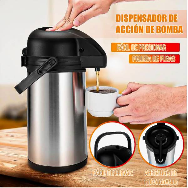 Termo Sifon Termo 1.9 L Termo Para Cafe Termo Agua Caliente. 8563 - Imagen 6