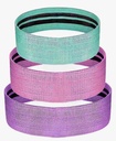 Set de 3 Bandas Elásticas Tela Ejercicio  998-2  - Imagen 6