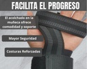 Par Guante Correas Straps Levantamiento Pesas Gym Gimnasio   LT-8018  - Imagen 4
