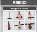 Par Guante Correas Straps Levantamiento Pesas Gym Gimnasio   LT-8018  - Imagen 5