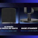 Microfono Xlr Dinámico Cardioide  MEDIDA CAJA 20X25X10 A8 - Imagen 4