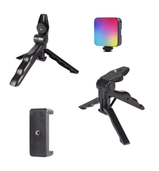 Estabilizador Para Celular Con Luz Rgb Micrófono Y Control AY-49RGB Rgb AY-49RGB   - Imagen 2