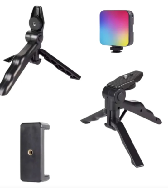 Estabilizador Para Celular Con Luz Rgb Micrófono Y Control AY-49RGB Rgb AY-49RGB   - Imagen 3