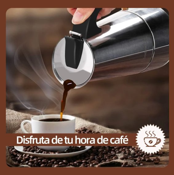 Cafetera Prensa Italiana Acero Inoxidable SL012 - Imagen 6