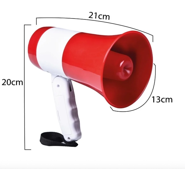 Megafono recargable 30w 619U - Imagen 2