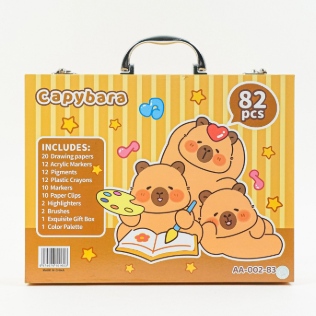 SET DE ARTE kapibara 82PCS  AA-002-83 - Imagen 2