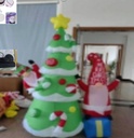 Adorno Navideño Inflable Santa Claus con luz led LYC-045 - Imagen 2