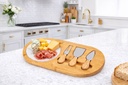 Tabla y accesorios para quesos- SK-9581 37*19.4*5cm - Imagen 3