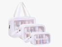Cosmetiquera Lavable Organizador Maquillaje Viaje Set X3 YH-018 - Imagen 6