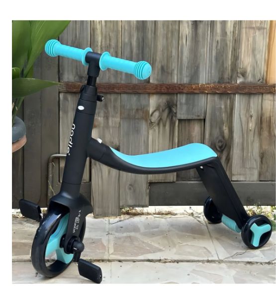 Triciclo 3 En 1 Pedales Patin Bicicleta Equilibrio Infantil FK-3 - Imagen 3