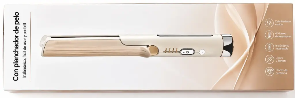 DL-828 - PLANCHA RIZADORA 2 EN 1