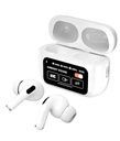 Audífonos Bluetooth Con Pantalla Inalámbricos Blancos Agregar a favoritos tipo iphone sin cancelacion de ruido A9 