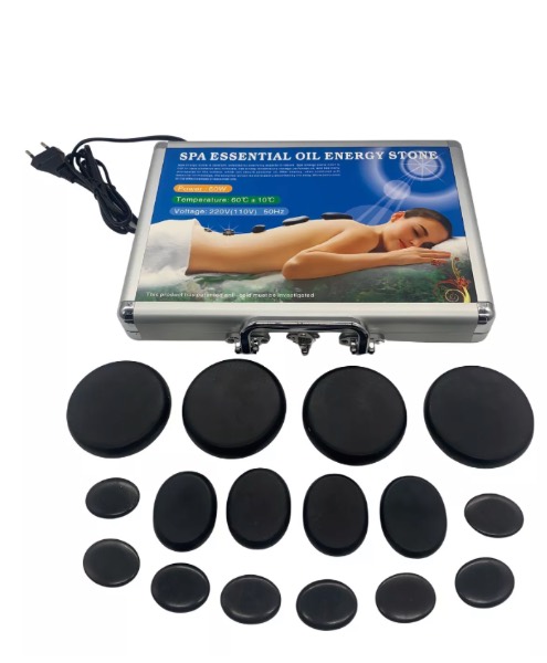 ZY-16 - KIT DE TERAPIA CON PIEDRAS VOLCANICAS