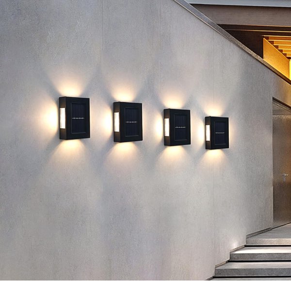 6+6LED - LUZ SOLAR PARA PARED X2 L-SHUNFA