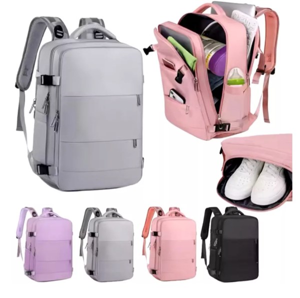 596-2 - MALETA AMAZON VIAJE CABINA COMPARTIMIENTOS COLORES