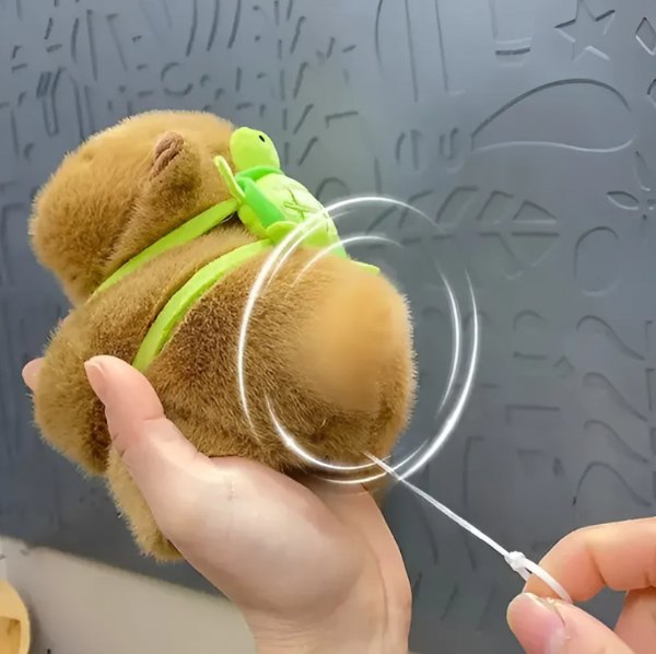 520B - MANILLA PELUCHE KAPIBARA MOVIMIENTO DE COLA