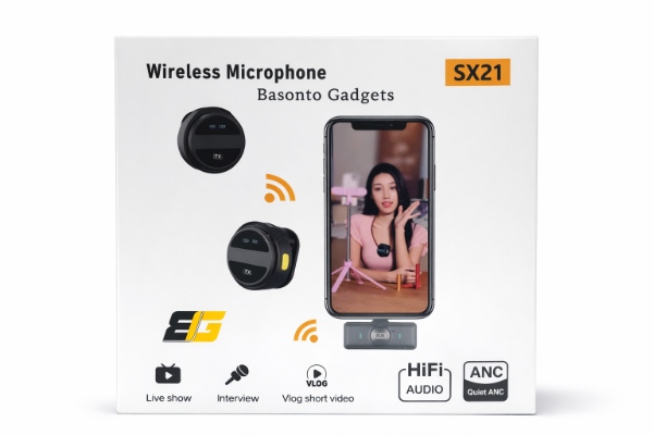 SX21 - MICROFONO BOTON INALAMBRICO