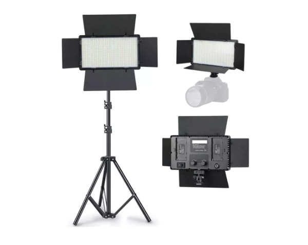 B800 - PANEL LUZ LED FOTOGRAFIA LED LAMPARA+ TRIPODE 2 BATERIAS
