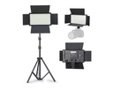 B800 - PANEL LUZ LED FOTOGRAFIA LED LAMPARA+ TRIPODE 2 BATERIAS