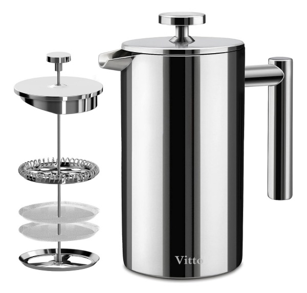 MET-1000ML - PRENSA ACERO INOXIDABLE