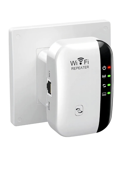WR03/WR16 - REPETIDOR AMPLIFICADOR WIFI SEÑAL 300 MBPS 2.4G COLOR BLANCO
