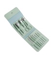 TZ12- KIT Juego De 12 Tijeras De Manicura Portátiles De Acero Inoxidable 