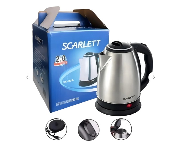 Hervidor Eléctrico Top Scarlet 2l Calentador De Agua SC-20A