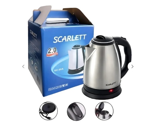[SC-20A] Hervidor Eléctrico Top Scarlet 2l Calentador De Agua SC-20A