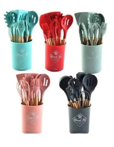 [800g] Set 12pcs Utensilios De Cocina Antiadherentes 800g