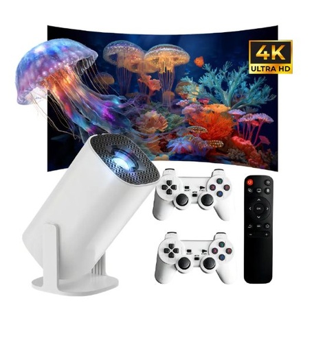 [P30GE GRANDE] Proyector Video Beam Wifi 5Game 2 Controles P30GE GRANDE 