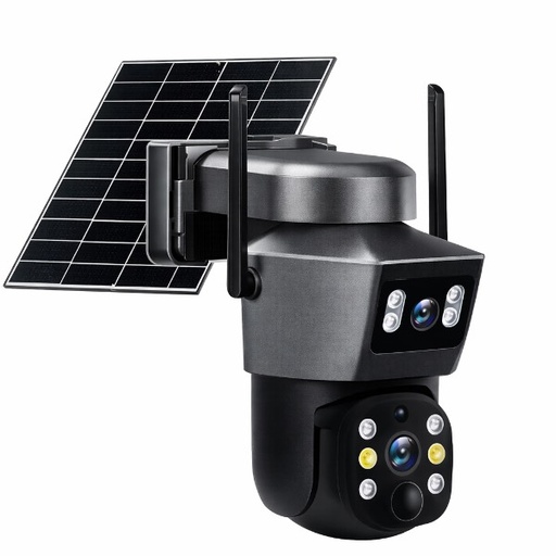 [D05-WIFI] D05-WIFI - CAMARA CON PANEL SOLAR DOBLE LENTE Y DOBLE VIA