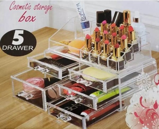 [JX-205] JX-205 - COSMETIQUERO ACRILICO ESTANTE 5 CAJONES