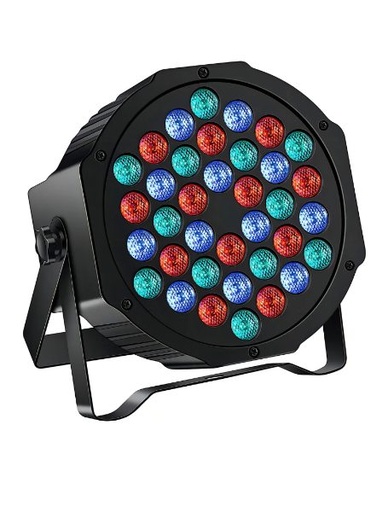 [XKL-A4] XKL-A4 - LUZ DE ESCENARIO LED TACHO PAR GENERICA 36 LEDS LUCES COLOR COLORFUL