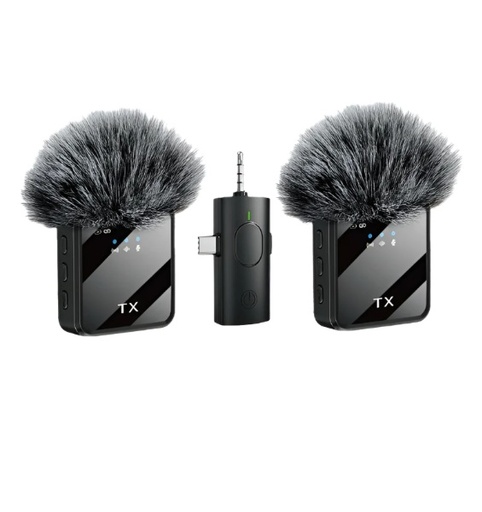 [F11-2] F11-2 - MICROFONO DE SOLAPA INALAMBRICO PARA IPHONE Y ANDROID