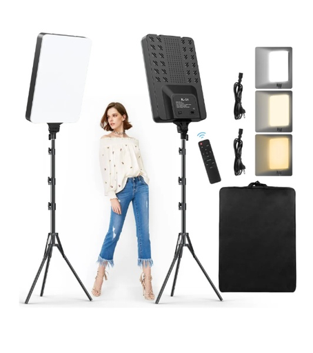 [RL-24] RL-24 - PANEL DE LUZ LED PRO RL24 PROFESIONAL 1100W TRIPODE CONTROL REMOTO