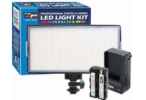 [LED-416] LED-416 - PANEL DE LUZ LED PROFESIONAL RECARGABLE