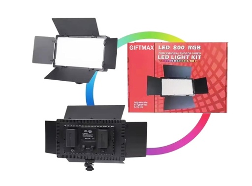 [800RGB] 800RGB - PANEL DE LUZ LED PROFESIONAL RECARGABLE