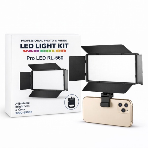 [RL-560] RL-560 - PANEL DE LUZ PRO LED PARA FOTOGRAFIA Y VIDEOS