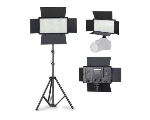 [B800] B800 - PANEL LUZ LED FOTOGRAFIA LED LAMPARA+ TRIPODE 2 BATERIAS