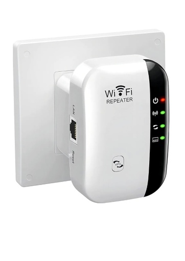 [WR03] WR03/WR16 - REPETIDOR AMPLIFICADOR WIFI SEÑAL 300 MBPS 2.4G COLOR BLANCO